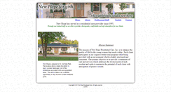 Desktop Screenshot of newhoperc.com