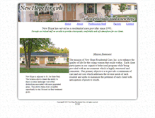 Tablet Screenshot of newhoperc.com